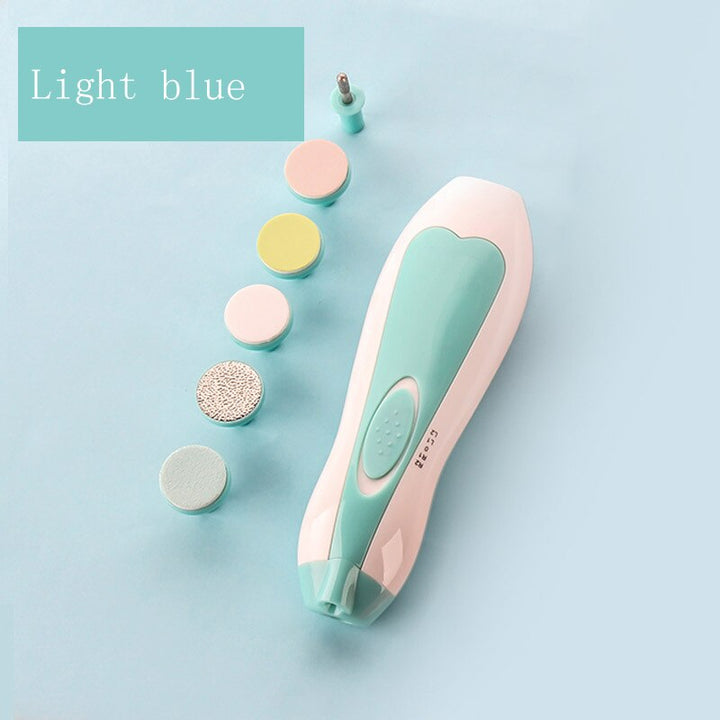 Electric baby nail trimmer kit Light Blue