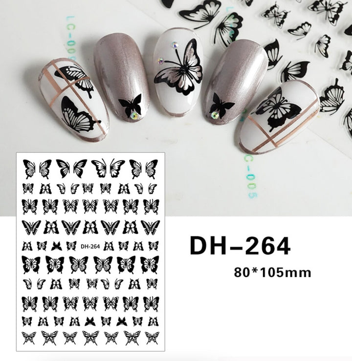 Butterfly Nail Stickers Decals DH-264 China