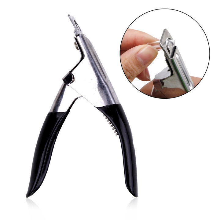 Straight Nail Cutter Clippers. Black