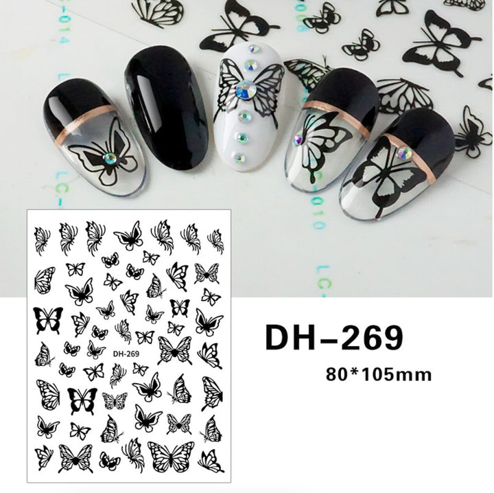 Butterfly Nail Stickers Decals DH-269 China