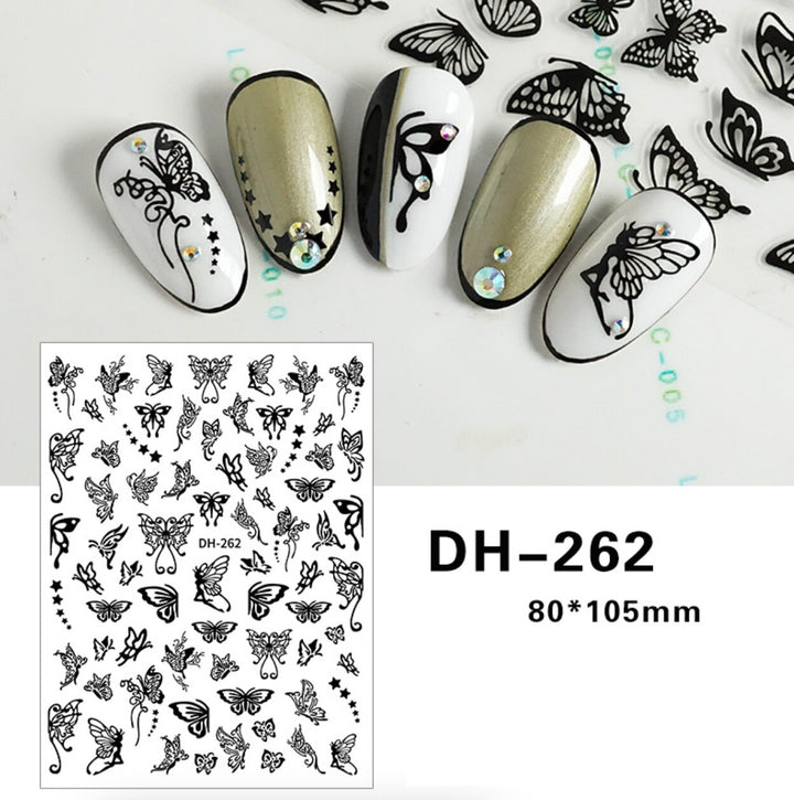 Butterfly Nail Stickers Decals DH-262 China