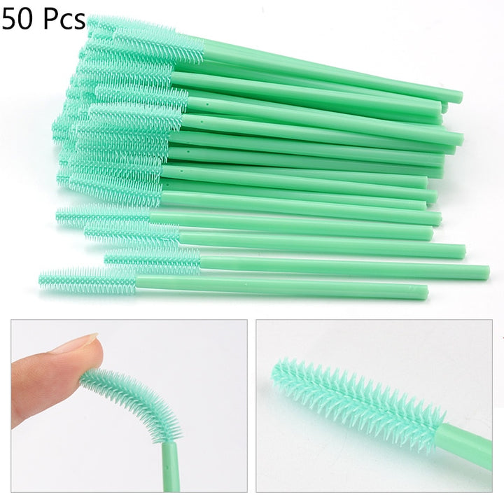 Gel Eyelash Brush Comb Mascara 08 50pcs