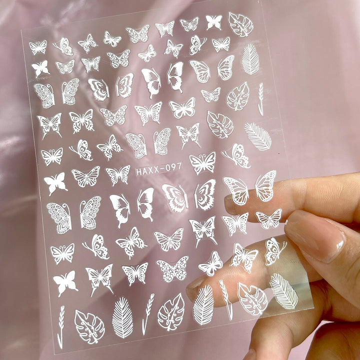 Butterfly Nail Stickers Decals