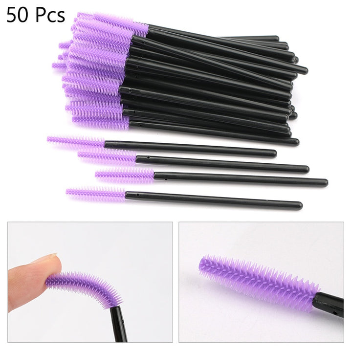 Gel Eyelash Brush Comb Mascara 05 50pcs