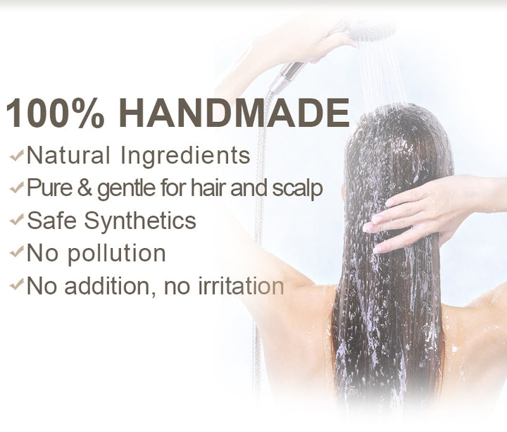 Organic hair cold shampoo soap
