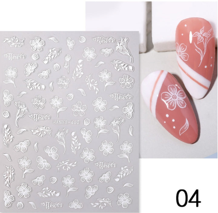 Butterfly Nail Stickers Decals 04 China