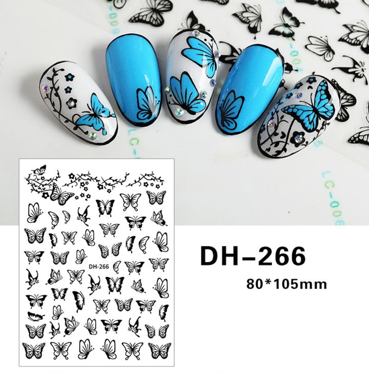 Butterfly Nail Stickers Decals DH-266 China