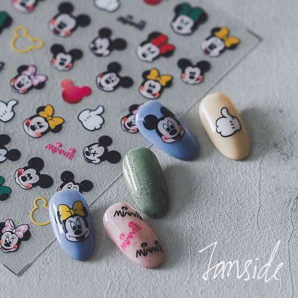 Nails Minnie Stitch Art Decals