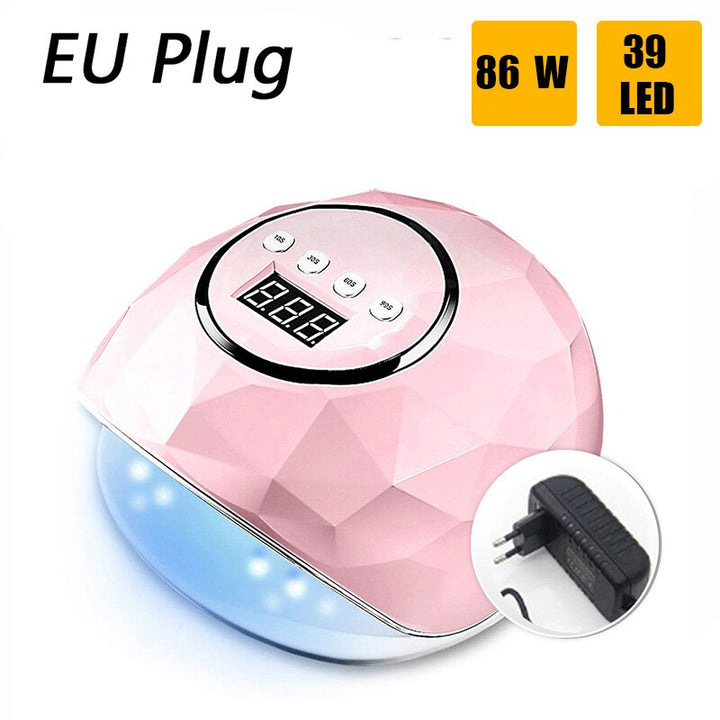 2020 UV LED Lamps Nails Dryer. pink (EU Plug)