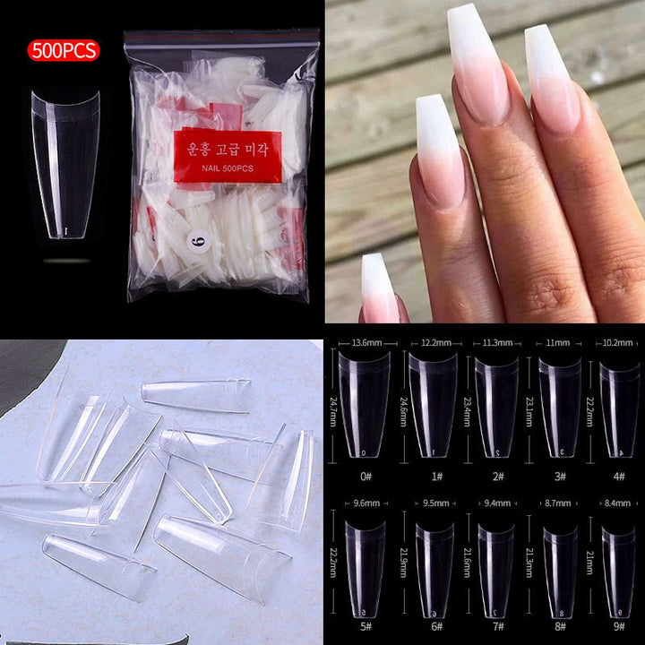 Acrylic Clear False Nails Tips