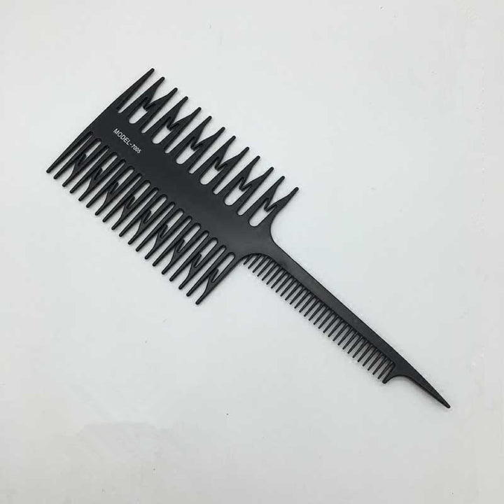 Hair Brush Fish Bone Tail Comb Black