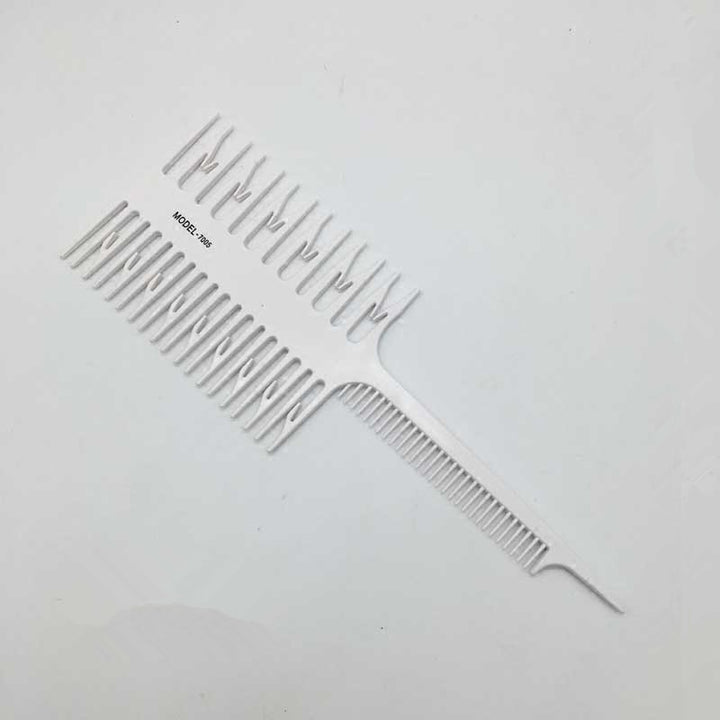 Hair Brush Fish Bone Tail Comb White