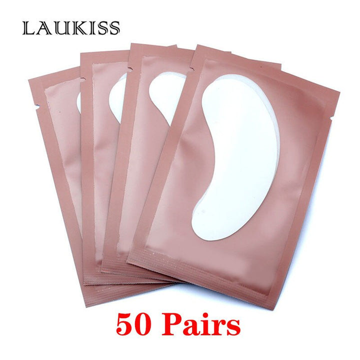 Eye Patches Under Eyelash Pads 50Pair Pink China