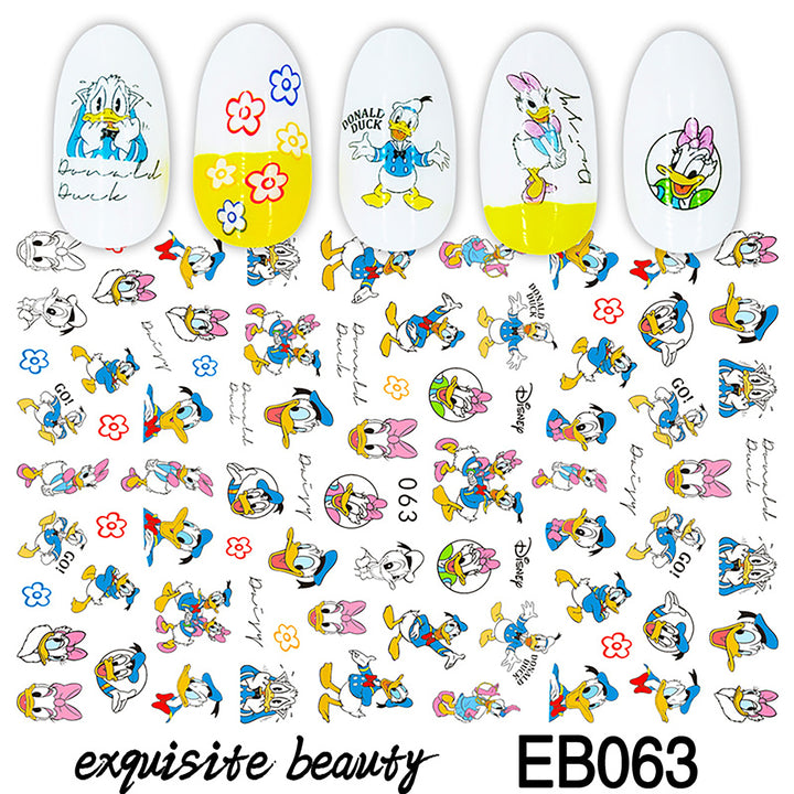 Nails Minnie Stitch Art Decals EB063