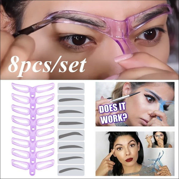 8PCS Eyebrow Shaper Makeup Kit