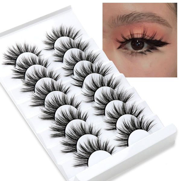 Fluffy Natural False Eyelashes